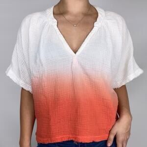 Young Fabulous & Broke  Size XS Ombre Gauze Pullover Blouse